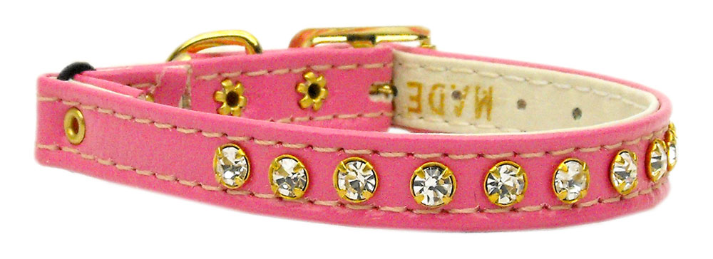 Crystal Cat Safety w/ Band Collar Pink 12